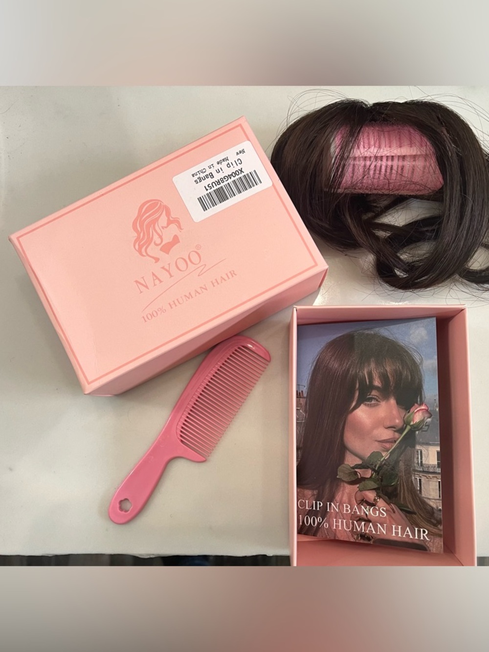 Clip-In Bangs - Mocha Brown